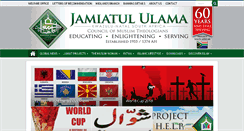 Desktop Screenshot of jamiat.org.za