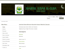Tablet Screenshot of jamiat.com.au